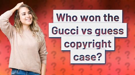 guess by gucci|gucci vs guess copyright case.